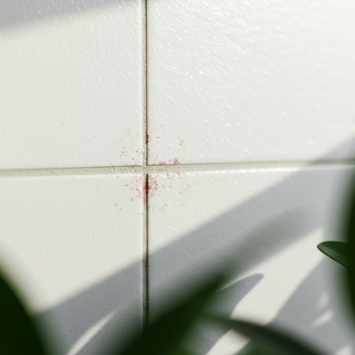Moisissure rouge dans l'appartement : causes, dangers et élimination efficace