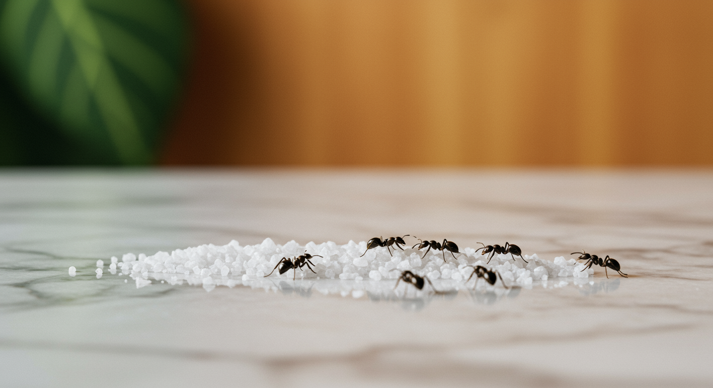 Salz gegen Ameisen: Wirksamkeit als Hausmittel