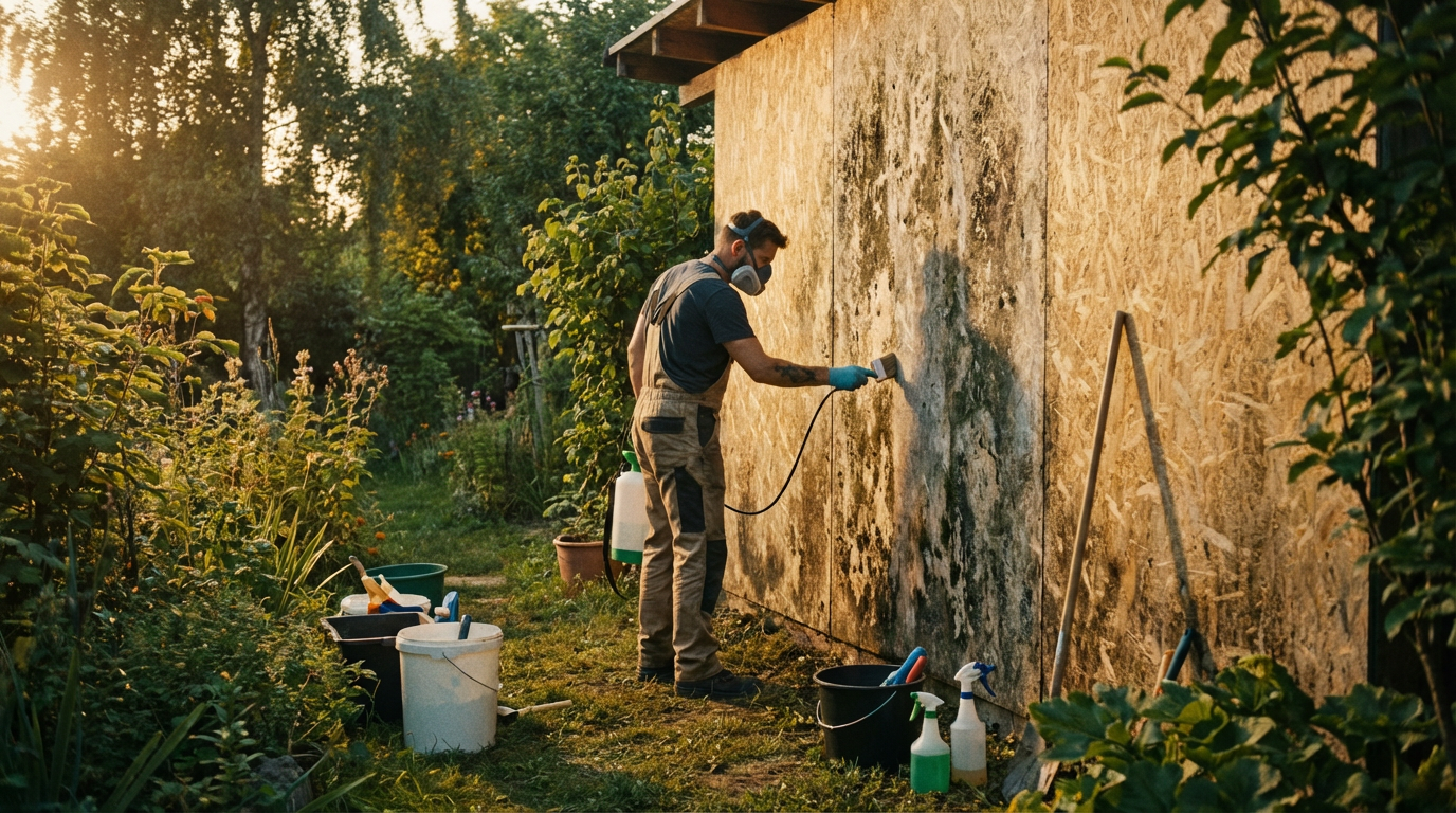 Éliminer la moisissure sur les panneaux OSB : instructions professionnelles pour la rénovation