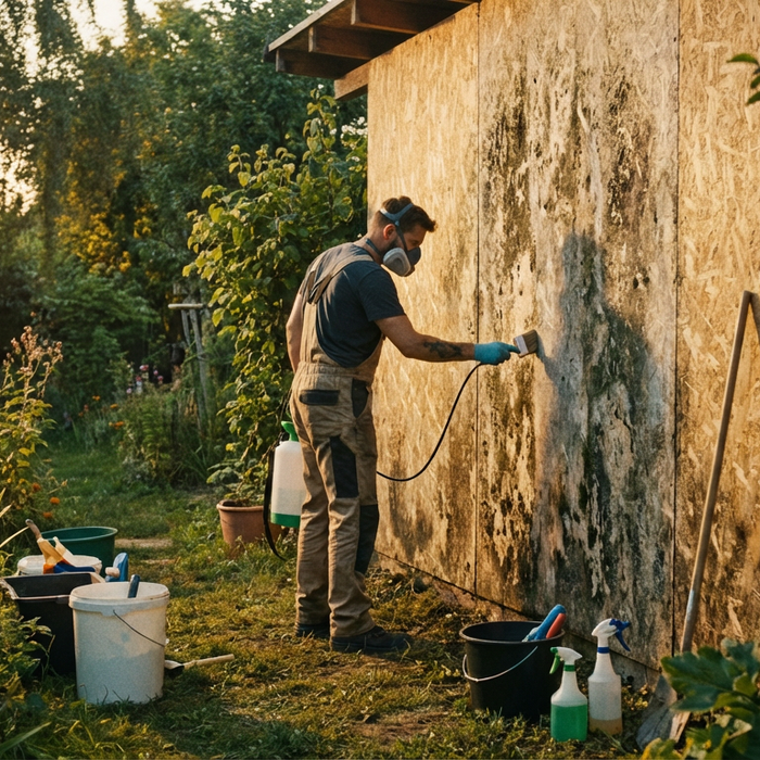 Éliminer la moisissure sur les panneaux OSB : instructions professionnelles pour la rénovation
