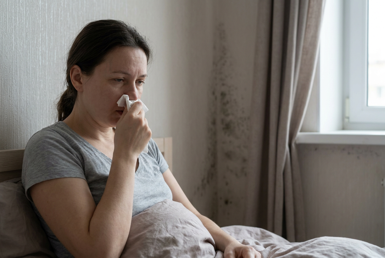 Moisissure dans la santé de la chambre : identifier et éliminer les risques