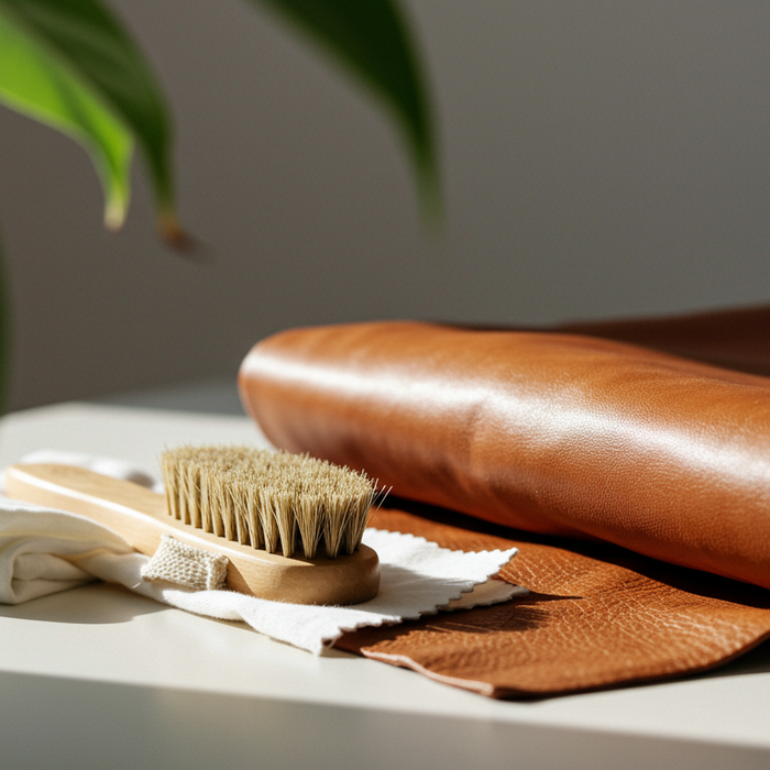 Schimmel von Leder entfernen: Schritt fuer Schritt