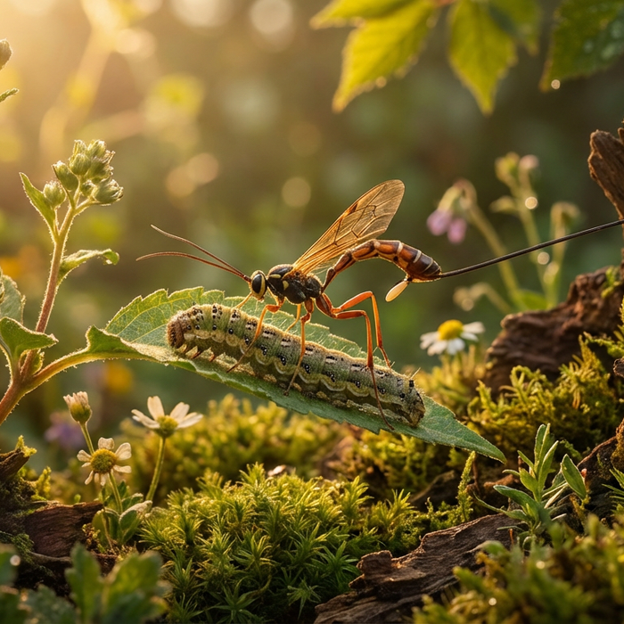 Reproduction des guêpes parasites : biologie, stratégies & ponte en détail