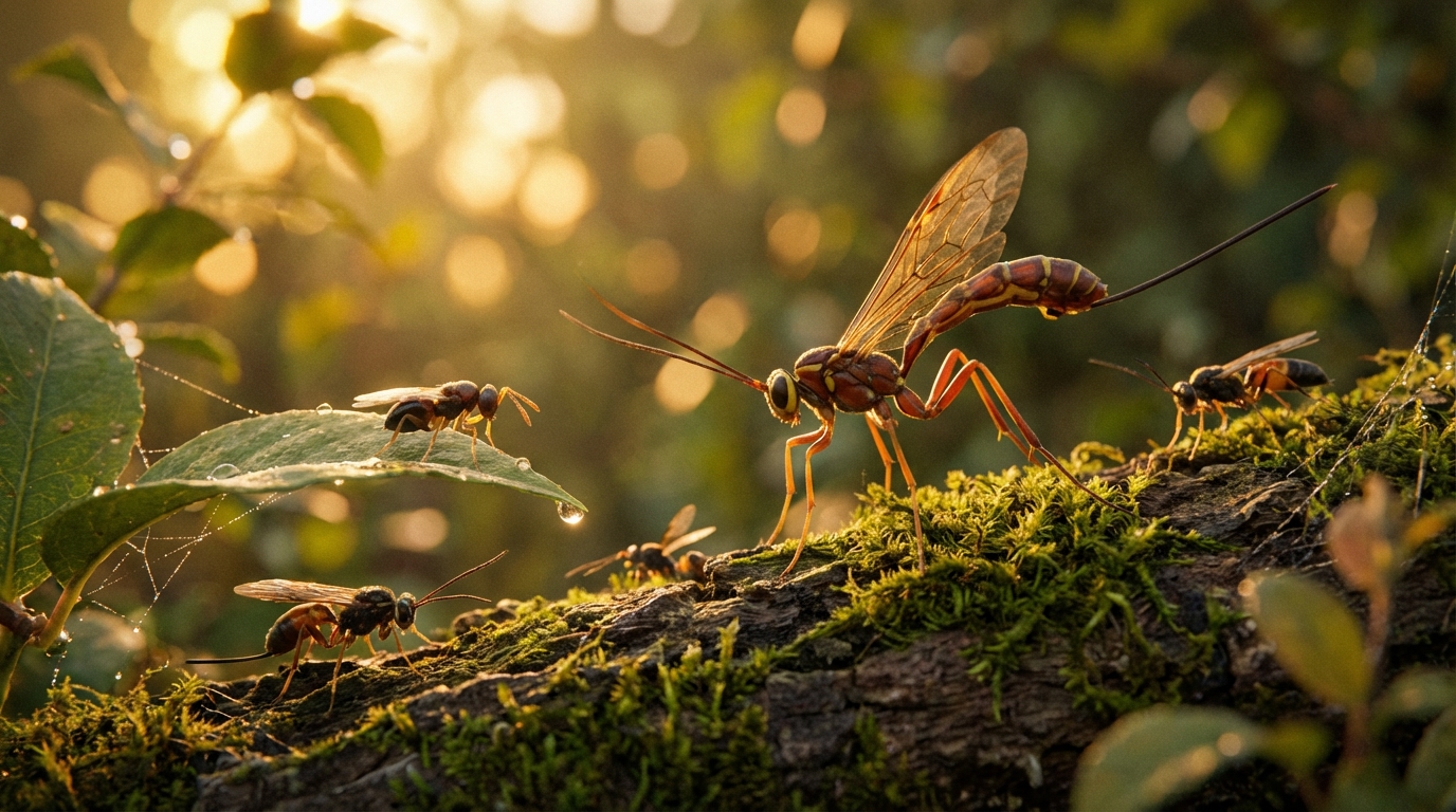 Comparaison de la taille des guêpes parasites : des micro-assistantes aux géantes