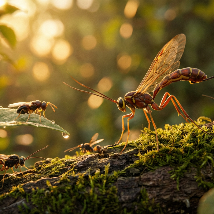 Comparaison de la taille des guêpes parasites : des micro-assistantes aux géantes