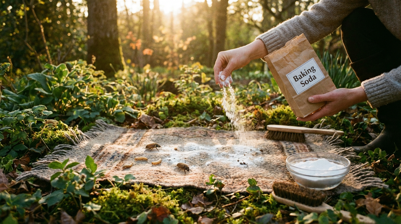 Combattre les anthrènes des tapis avec du bicarbonate de soude : utilisez efficacement les remèdes maison