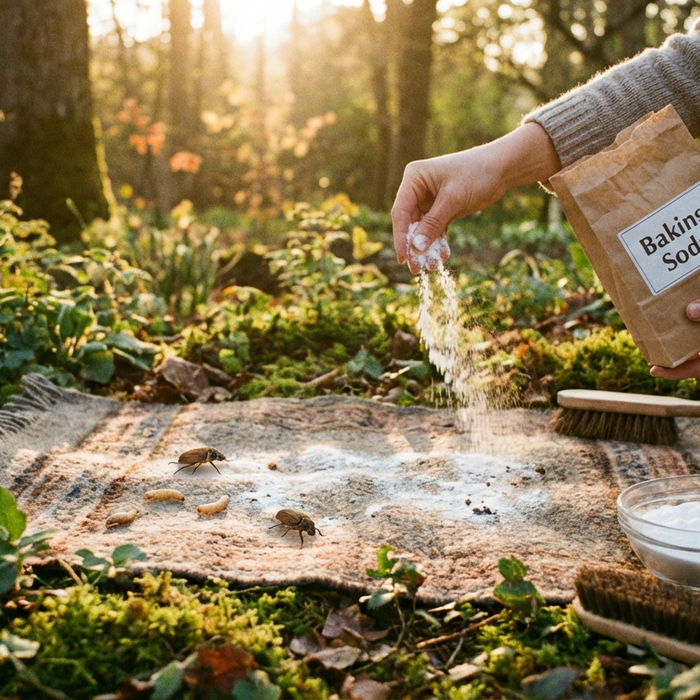 Combattre les anthrènes des tapis avec du bicarbonate de soude : utilisez efficacement les remèdes maison