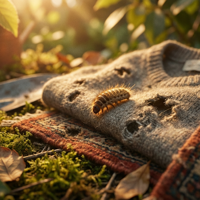 Les larves d'anthrènes des tapis sont dangereuses : identifier les risques pour la santé et les textiles