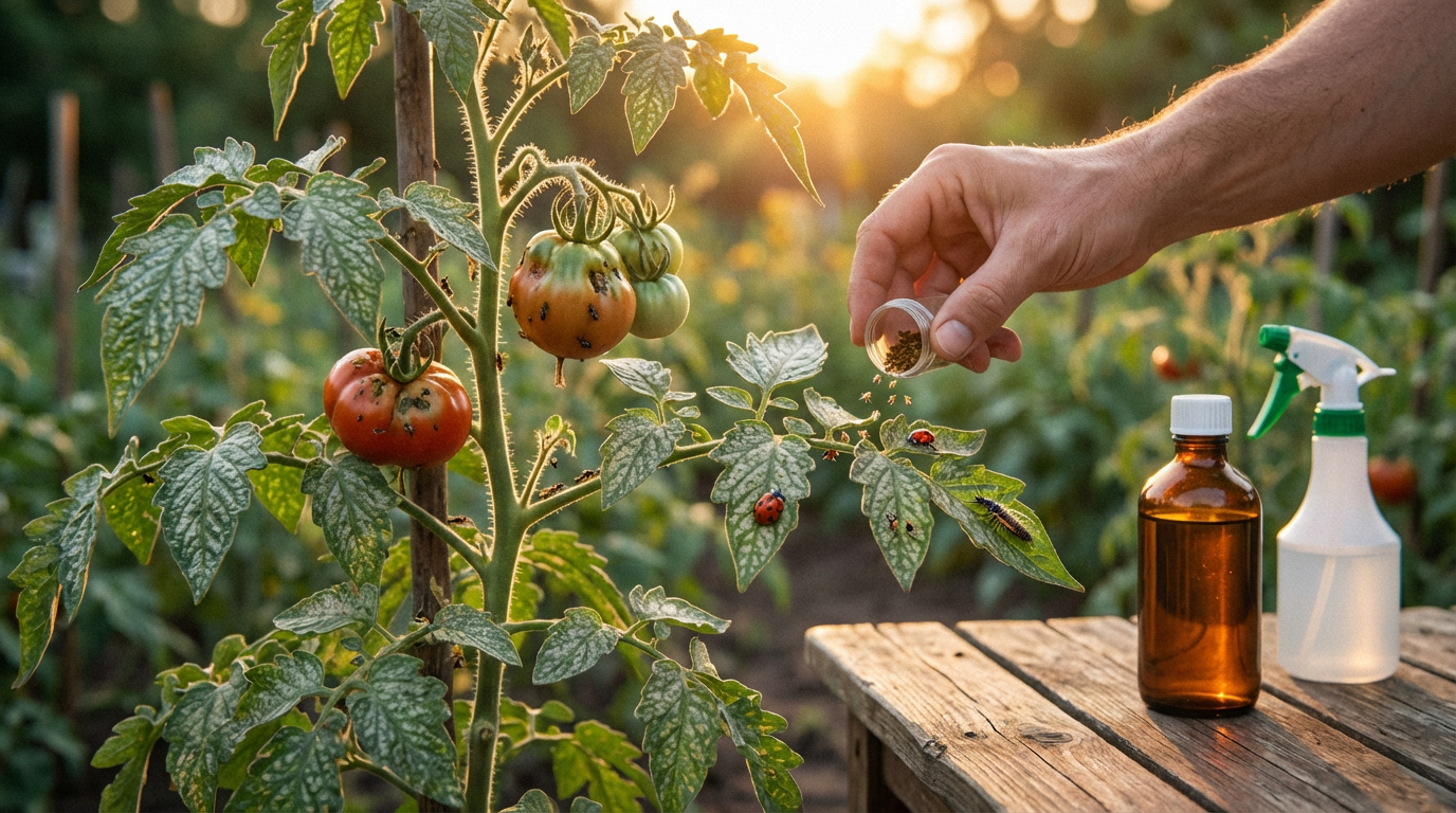 Tomates Thrips : reconnaître et combattre biologiquement les symptômes nocifs