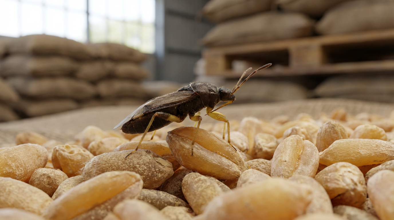 Que font les pirates du camp ? Tout sur Xylocoris flavipes dans la protection du stockage