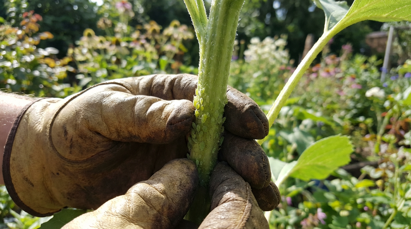 Éliminer les pucerons à la main : les méthodes les plus efficaces pour les jardiniers