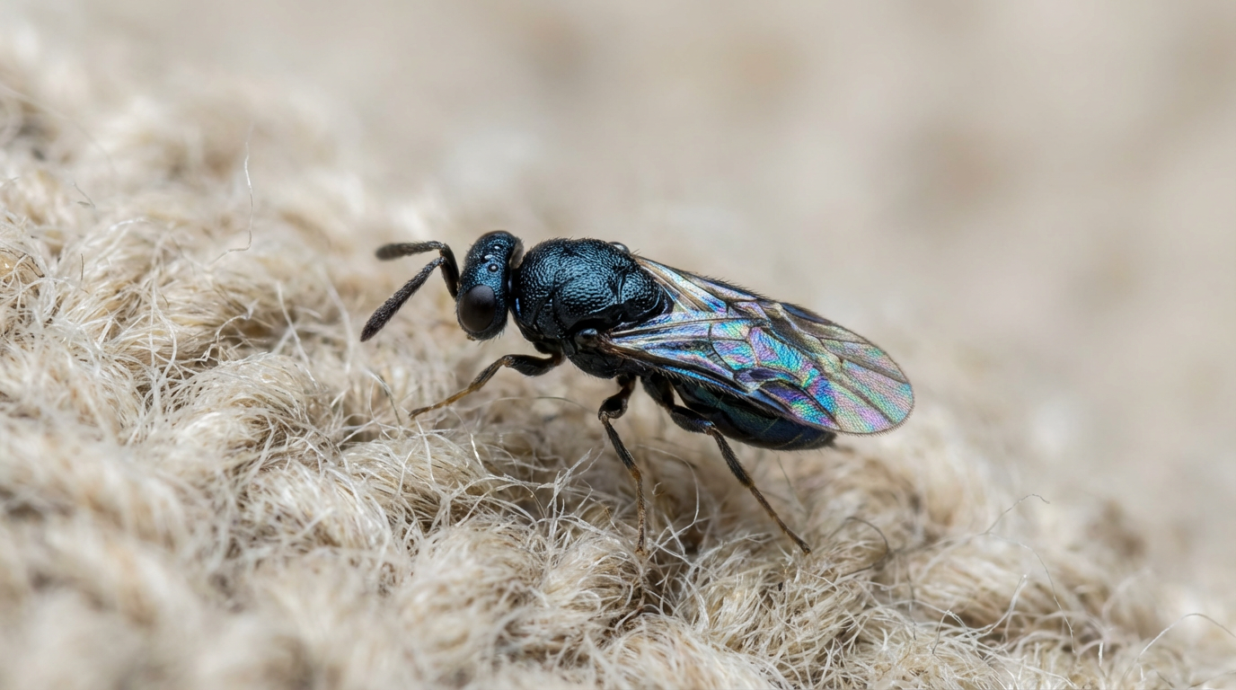 Guêpes d'entrepôt contre les anthrènes des tapis : aide biologique contre les infestations gênantes de coléoptères