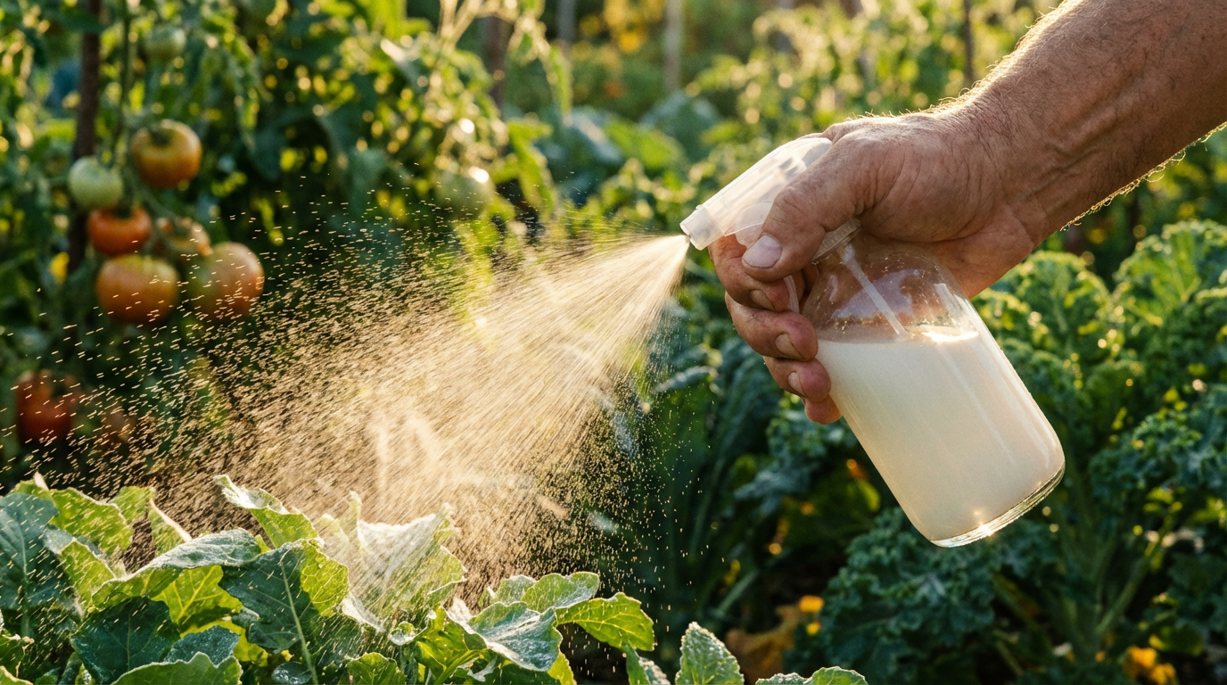 Lait contre les pucerons : Le remède maison efficace pour votre jardin
