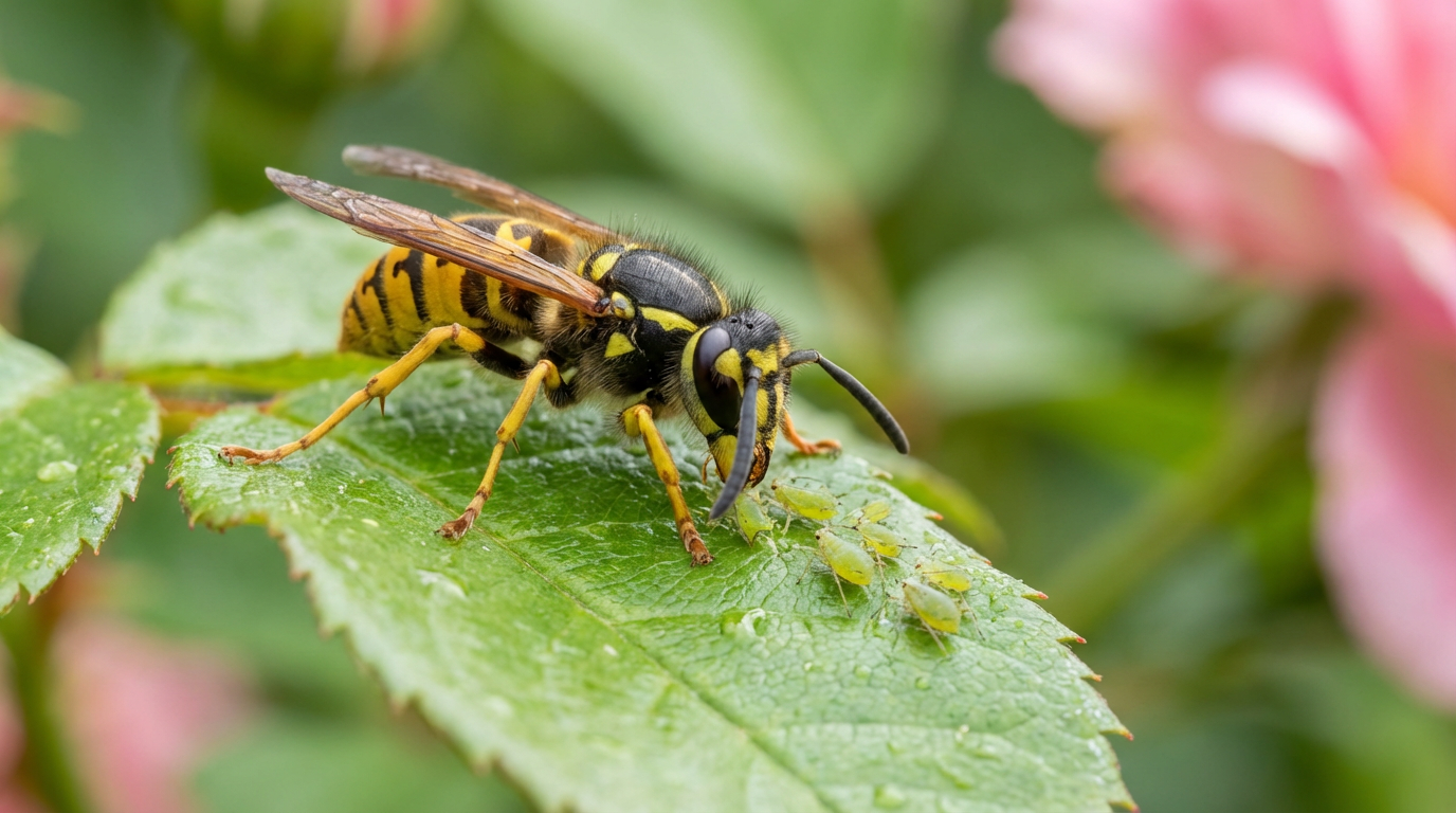 Les guêpes mangent-elles les pucerons ? Lutte naturelle contre les nuisibles dans le jardin