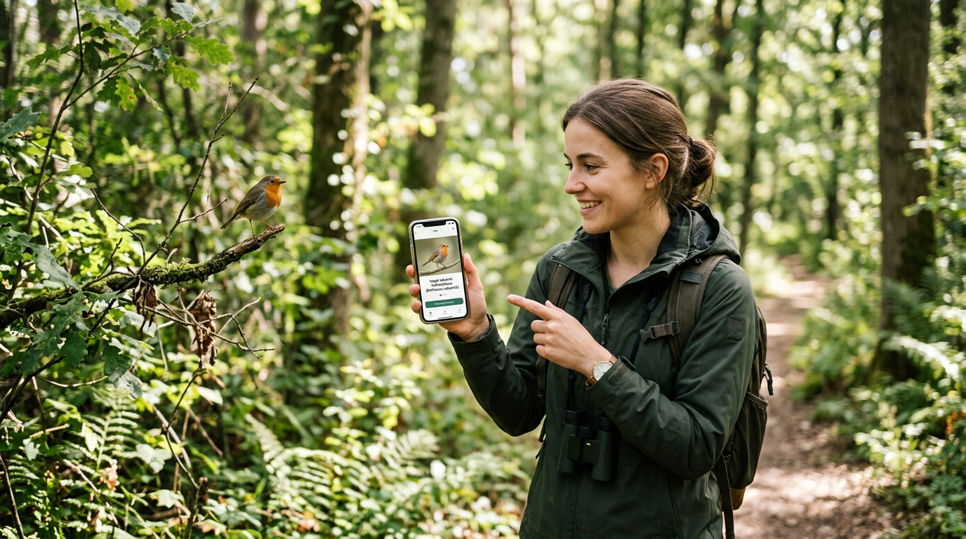 Reconnaître les bruits d'oiseaux gratuitement en ligne et avec une application
