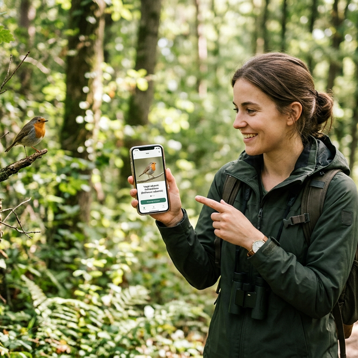 Reconnaître les sons des oiseaux gratuitement en ligne et avec l'application — image sélectionnée