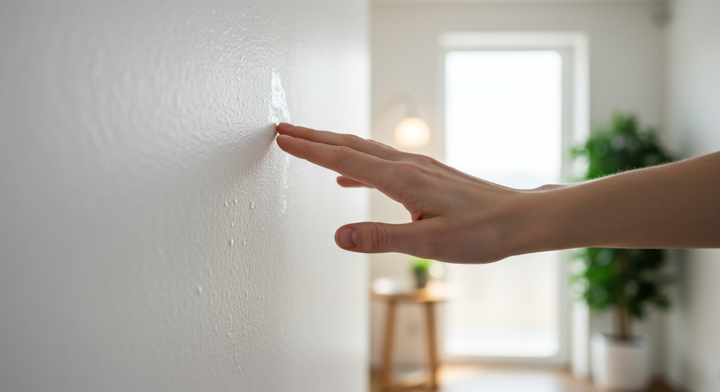 Le mur est humide mais il n'y a pas de moisissures : que faire ?