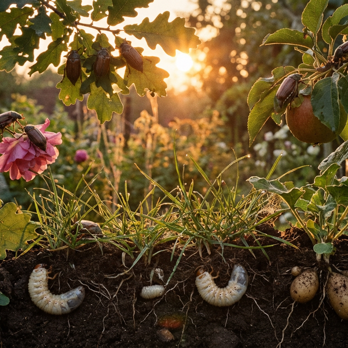 Que mangent les coléoptères de juin ? Tout sur la nourriture des coléoptères et des larves