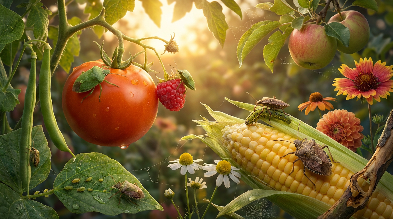 Que mangent les punaises puantes ? Le menu complet (plantes & insectes)