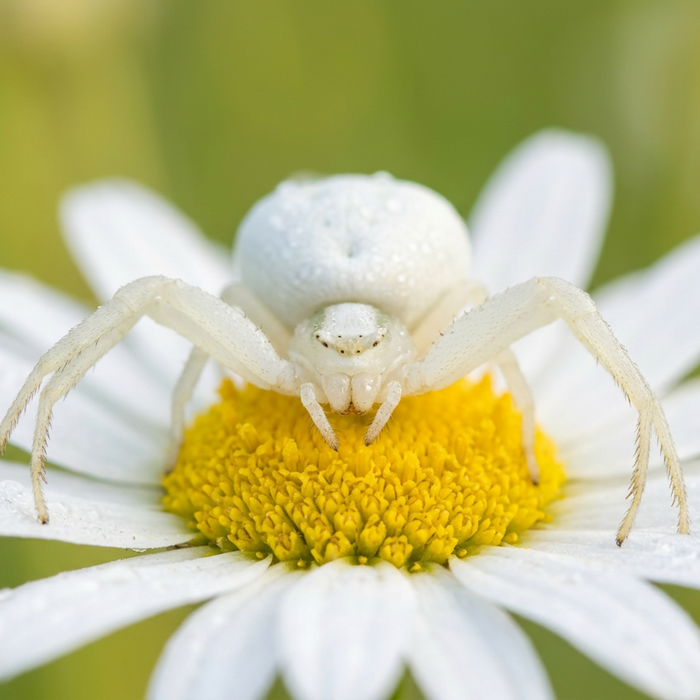 Araignée blanche : espèces, toxicité et faits fascinants en un coup d'œil