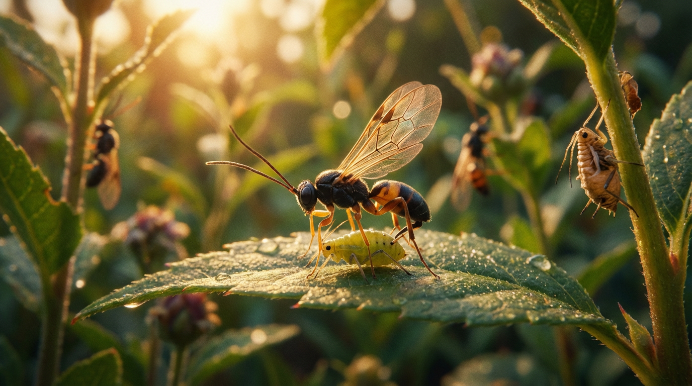 Comment fonctionnent les guêpes parasites ? Le mécanisme d’action biologique expliqué