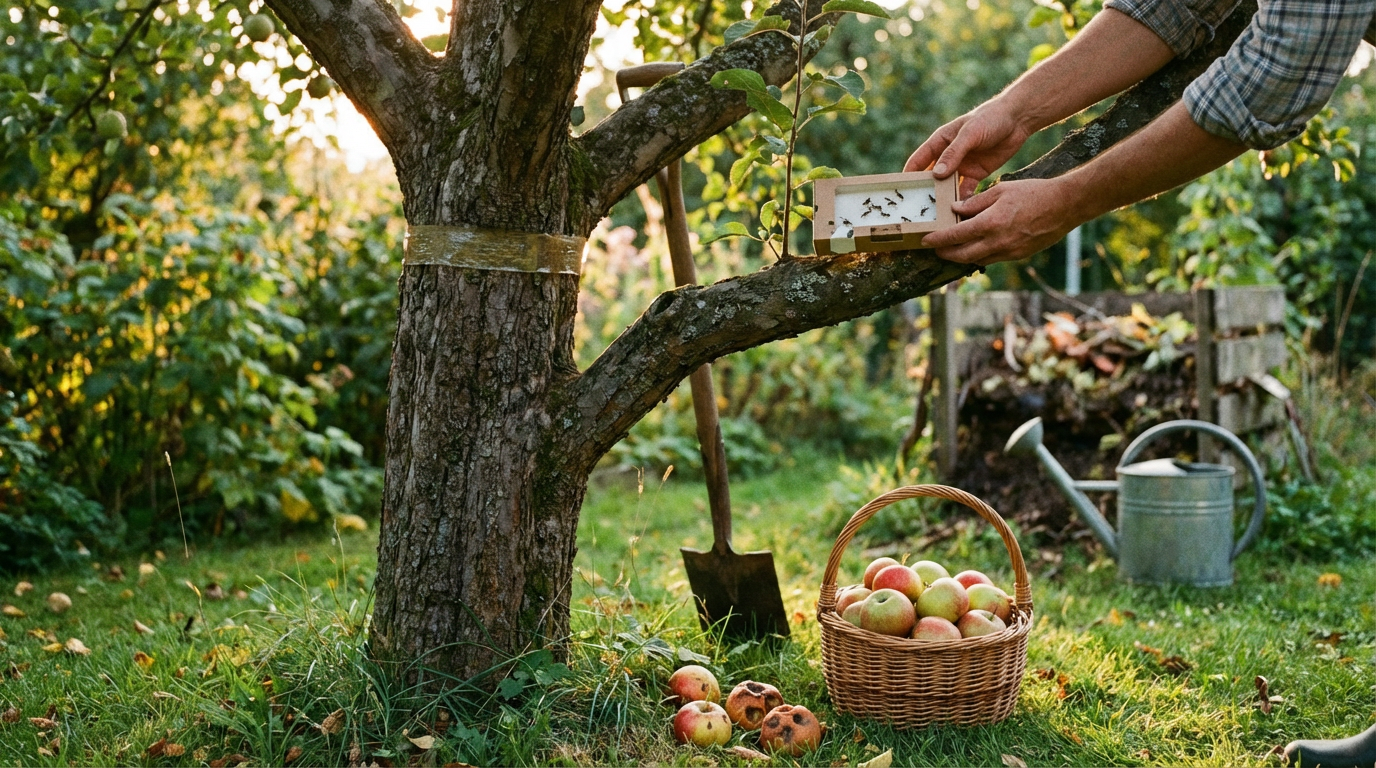 Comment lutter contre les asticots sur les pommiers : stratégies pour des récoltes saines