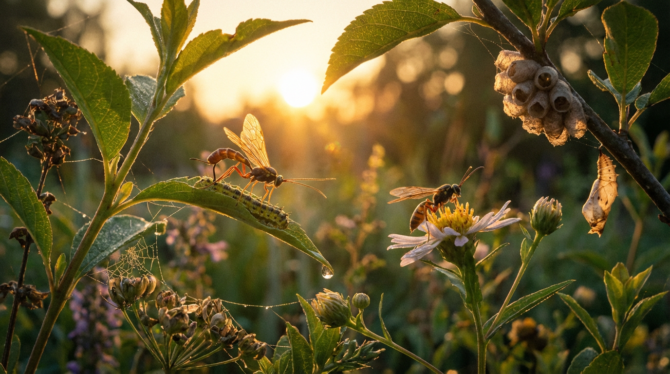 Combien de temps vivent les guêpes parasites ? Tout sur la durée de vie des insectes utiles