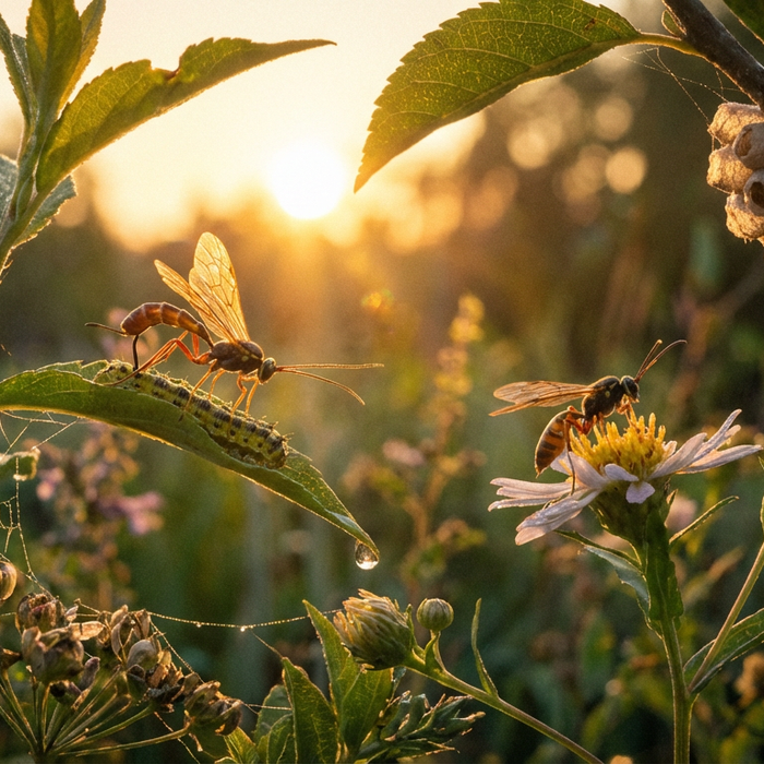 Combien de temps vivent les guêpes parasites ? Tout sur la durée de vie des insectes utiles