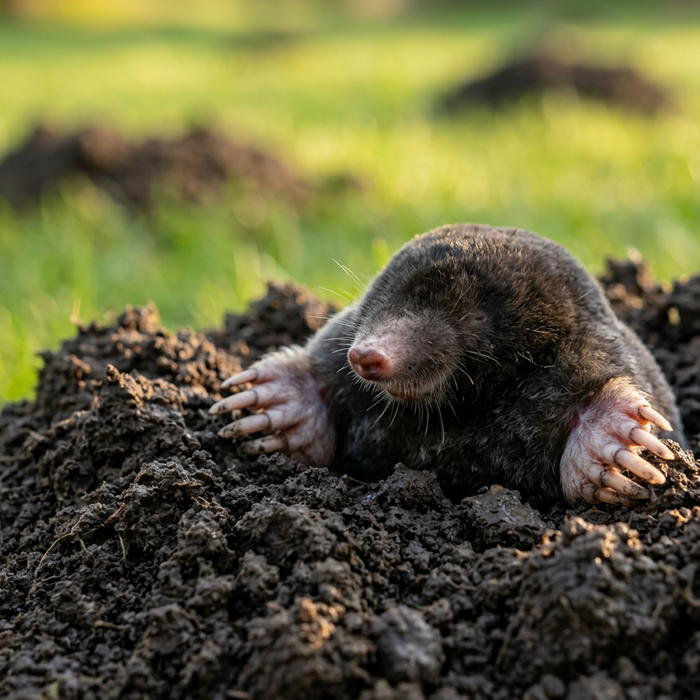 À quelle profondeur une taupe creuse-t-elle ? Tout sur les passages et les buttes
