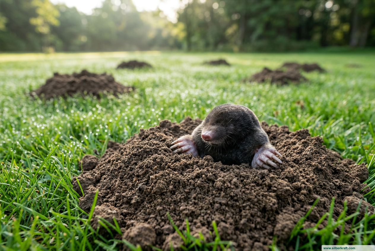 Combien de taupes vivent dans un terrier ? La vérité surprenante