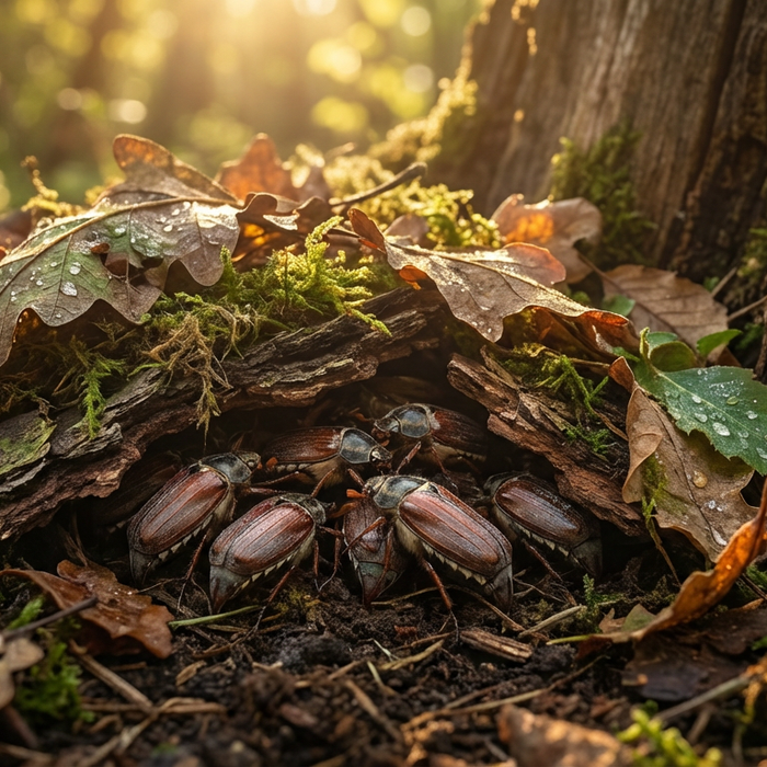 Où dorment les coléoptères de juin ? Les quartiers secrets de jour des hannetonnes d'été