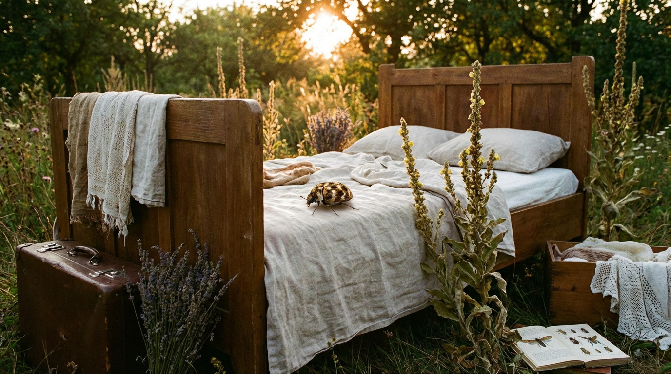 Coléoptères laineux des fleurs au lit : causes, allergies et aide immédiate