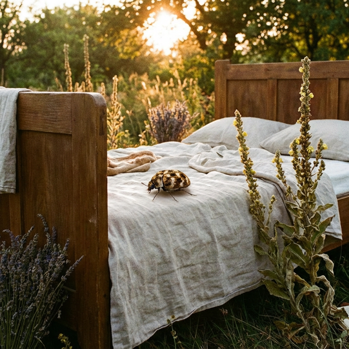 Coléoptères laineux des fleurs au lit : causes, allergies et aide immédiate