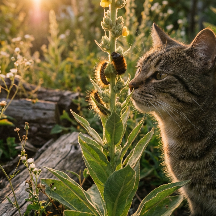Coléoptère laineux et chat : danger dû aux poils des larves ?