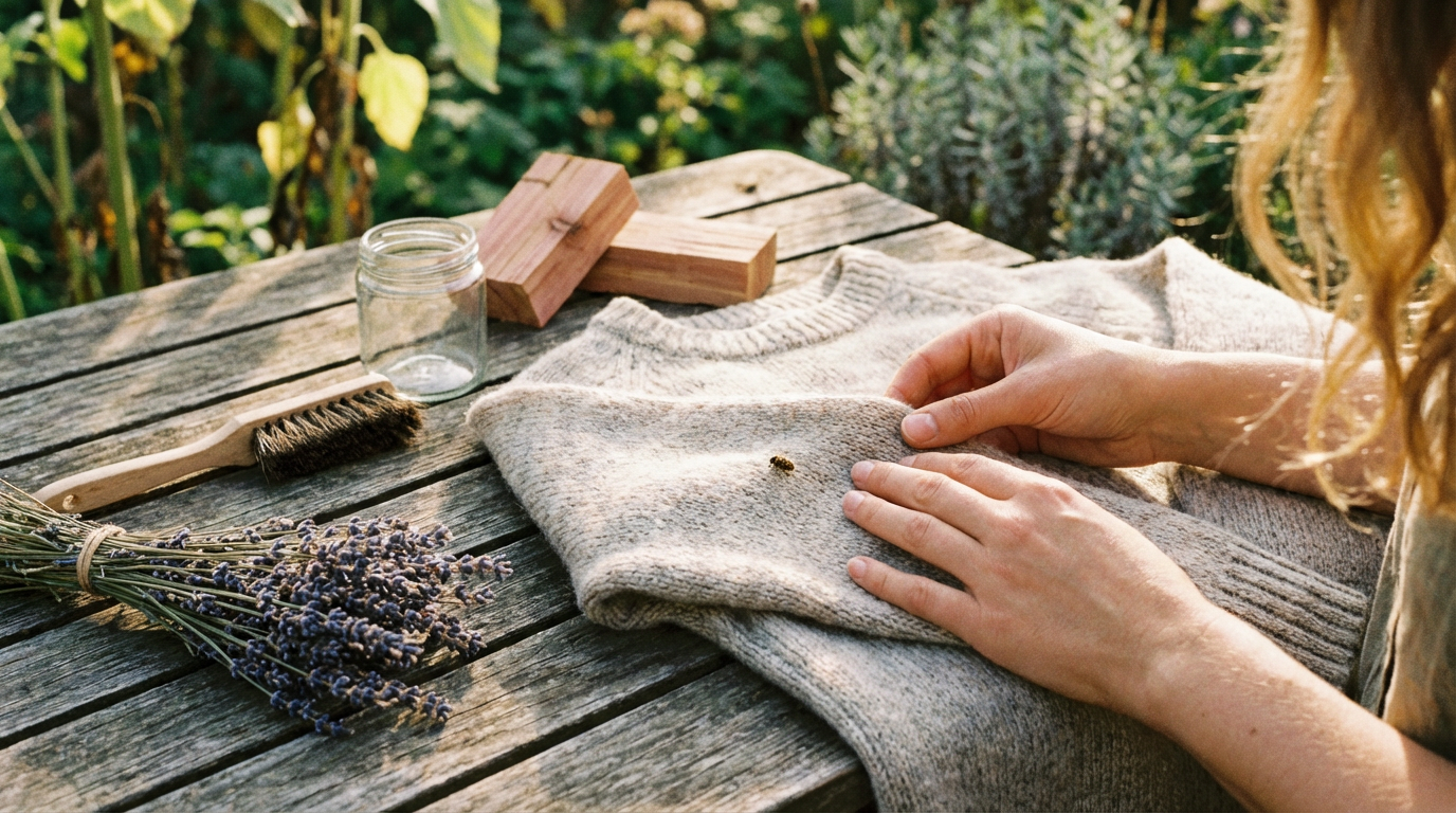 Mauvaises herbes laineuses dans les vêtements : sauver et prévenir