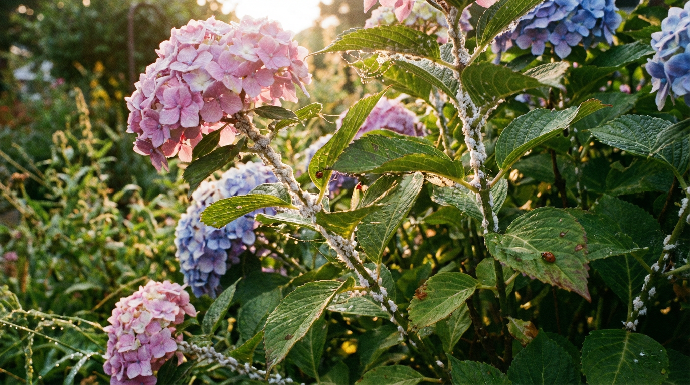 Cochenilles des hortensias : détecter, combattre et prévenir