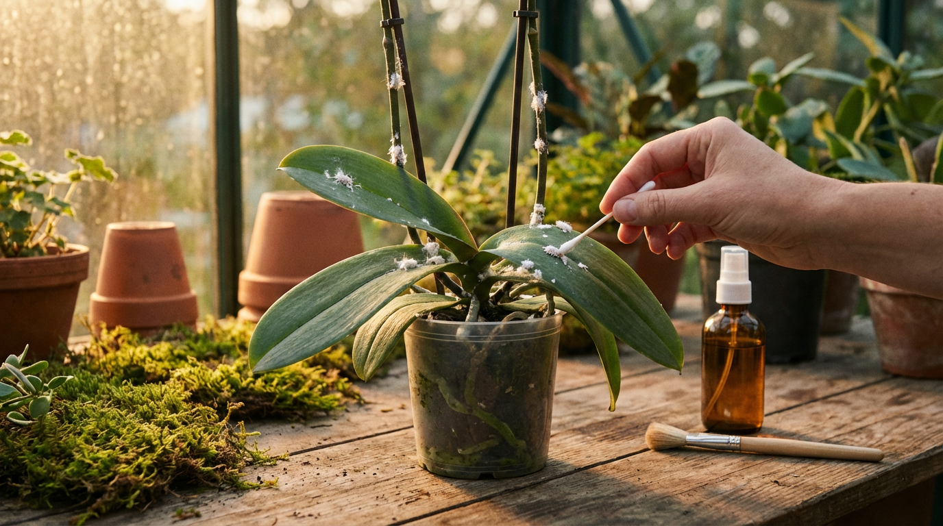 Cochenilles sur orchidées : détecter et combattre avec succès les infestations
