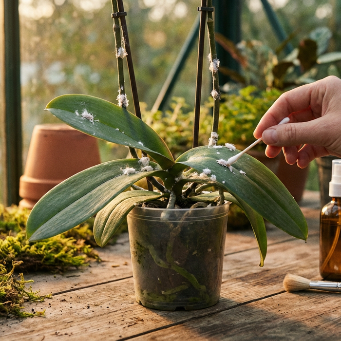 Cochenilles sur orchidées : détecter et combattre avec succès les infestations