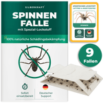 Piège à araignées avec attractif spécial - Silberkraft