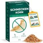 Granulés d'escargots Silberkraft 200 g – protection efficace contre les escargots, agit immédiatement et dure jusqu'à 4 semaines. Granulés pour repousser les escargots dans le jardin, les massifs et les massifs surélevés.