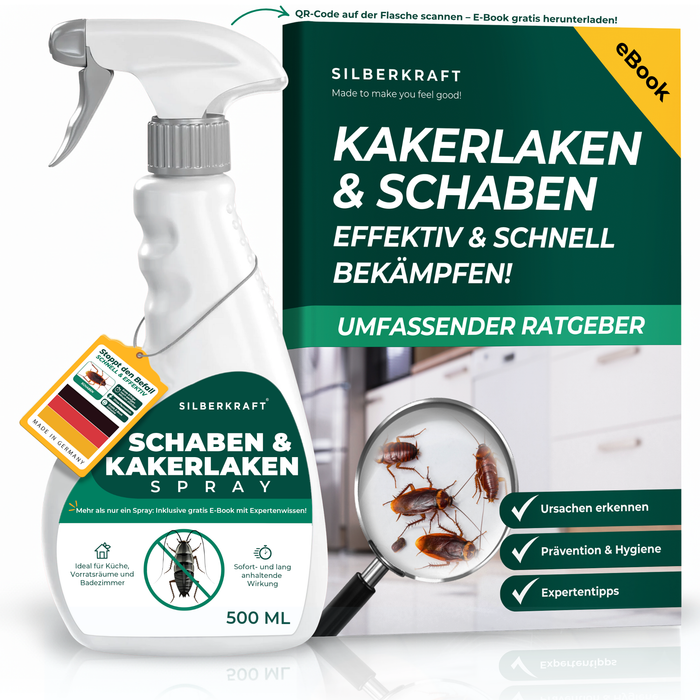 1. Silberkraft-Schabenspray Kakerlaken 500ml - E-Book - Vorderseite