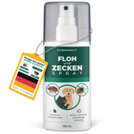 Spray anti-puces et tiques pour chiens et chats - Silberkraft
