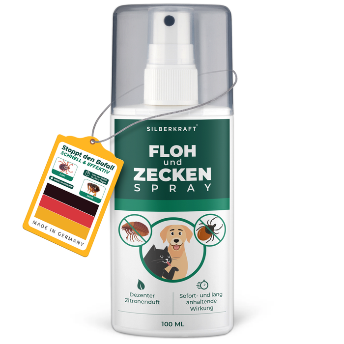 Spray anti-puces et anti-tiques pour chiens et chats