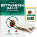 Silberkraft Bettwanzenfalle mit Spezial-Lockstoff – Klebefalle zur Erkennung und Reduzierung von Bettwanzen im Haushalt