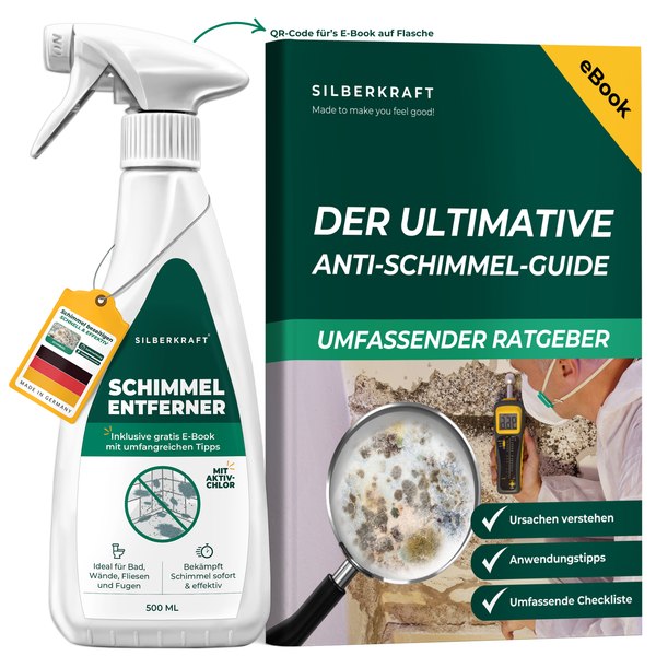 Anti-moisissure / spray anti-moisissure avec e-book - contre la moisissure - Silberkraft
