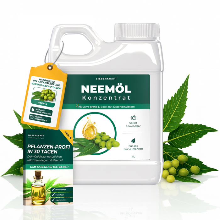 Huile de neem avec émulsifiant – Concentré d'huile de neem nourrissant pour vos plantes