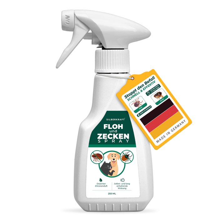 Spray anti-puces et anti-tiques pour chiens et chats