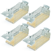 Piège vivant pour souris en fil de fer - Piège à souris - Alternative respectueuse des animaux aux pièges à pression et aux appâts empoisonnés