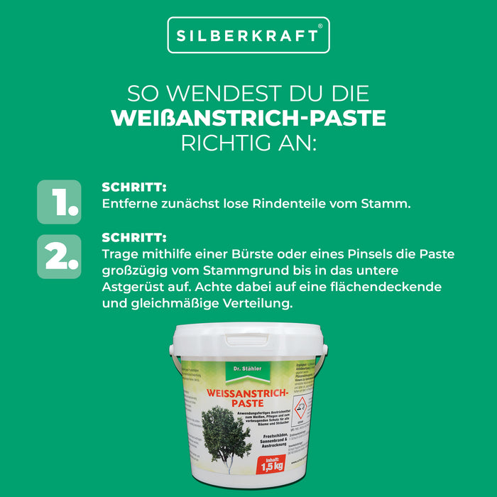 Protection efficace des arbres et arbustes : pâte de peinture blanche contre les dommages causés par le gel