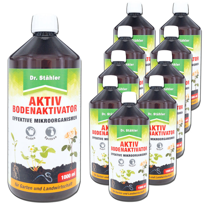 Activateur actif du sol - des micro-organismes efficaces pour un environnement de sol sain - Silberkraft